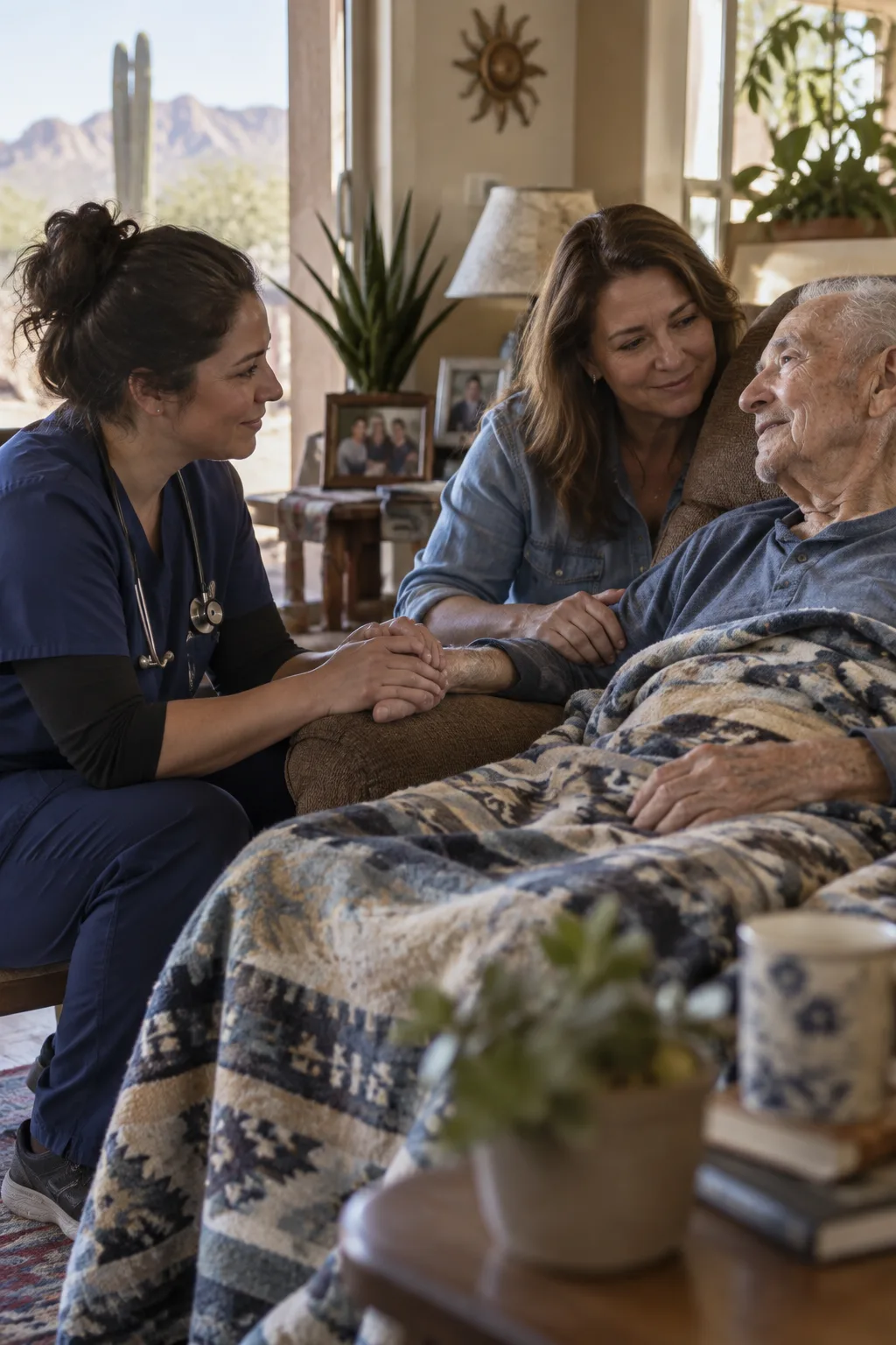 Homestead Health palliative care visit at home
