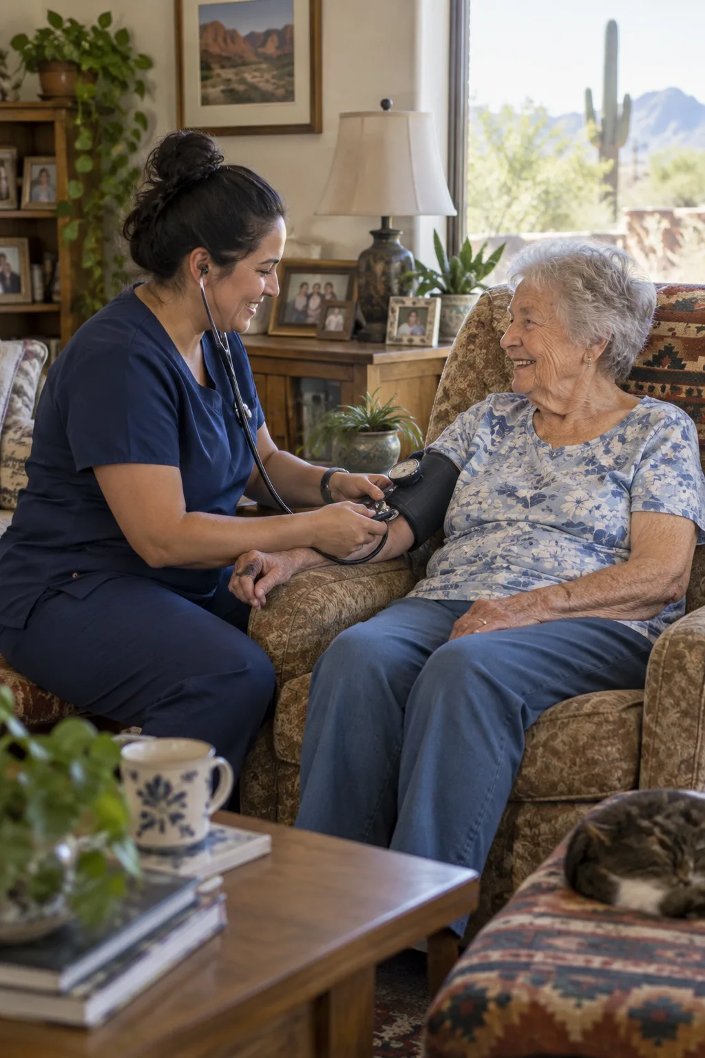 Homestead Health primary care visit at home