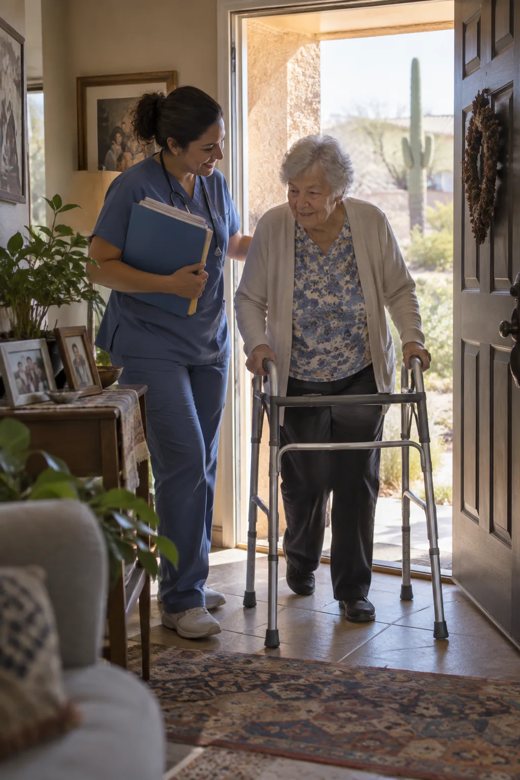 Homestead Health transitional care visit at home